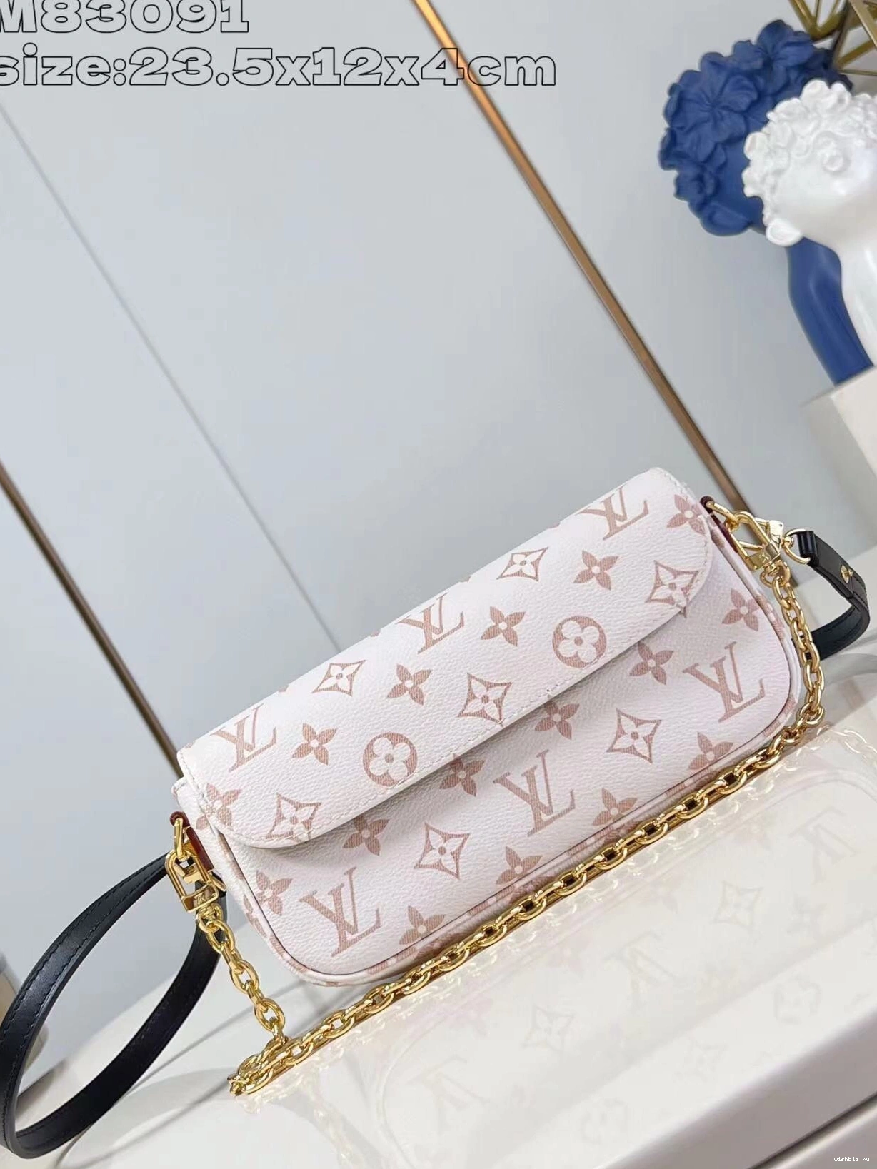 WIS Wallet Louis on Vuitton Chain Ivy-23.5*12*4.3cm 0316